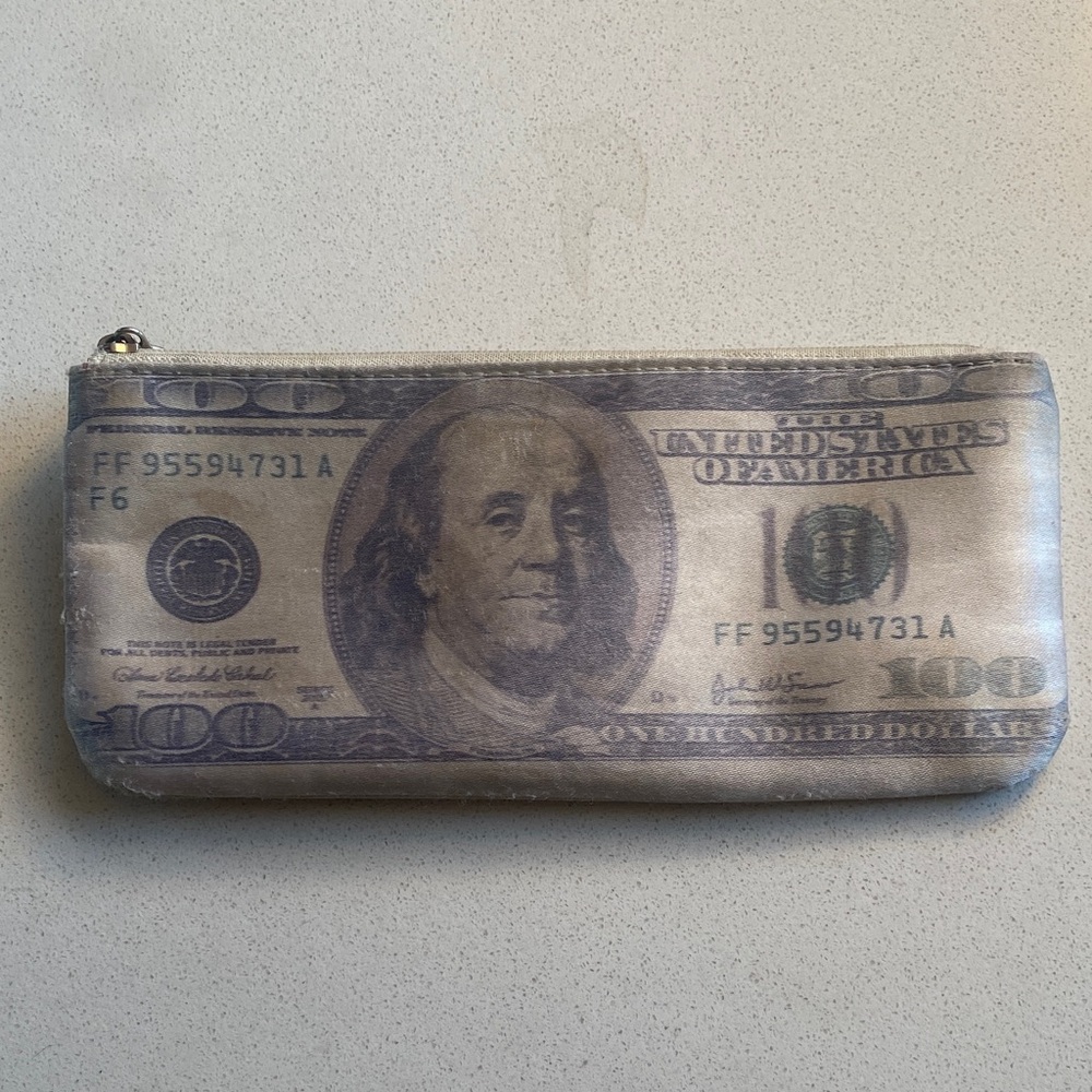 💵 Novelty $100 bill zip wallet